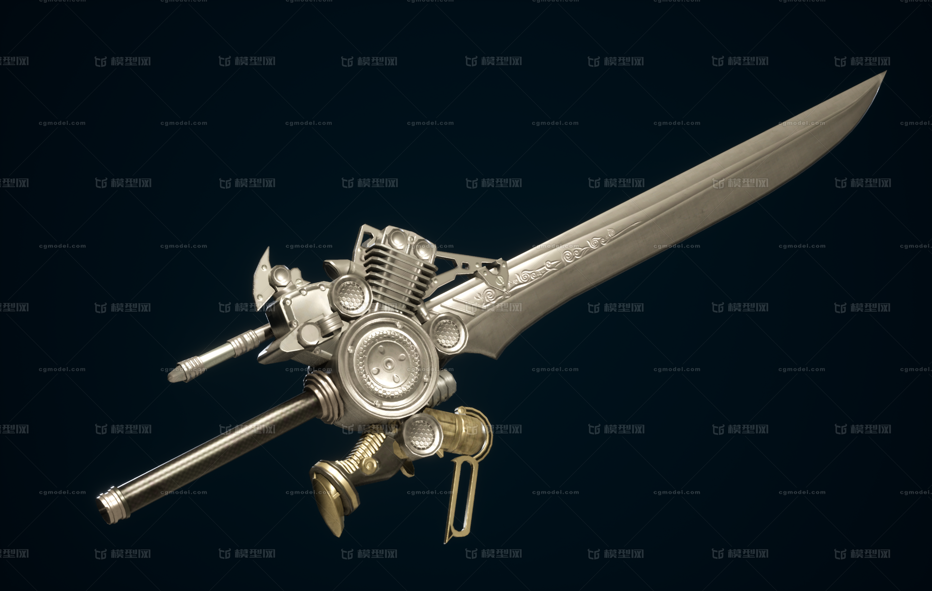 手绘武器 冷兵器模型-冷兵器模型库-Maya(.ma/.mb)模型下载-cg模型网