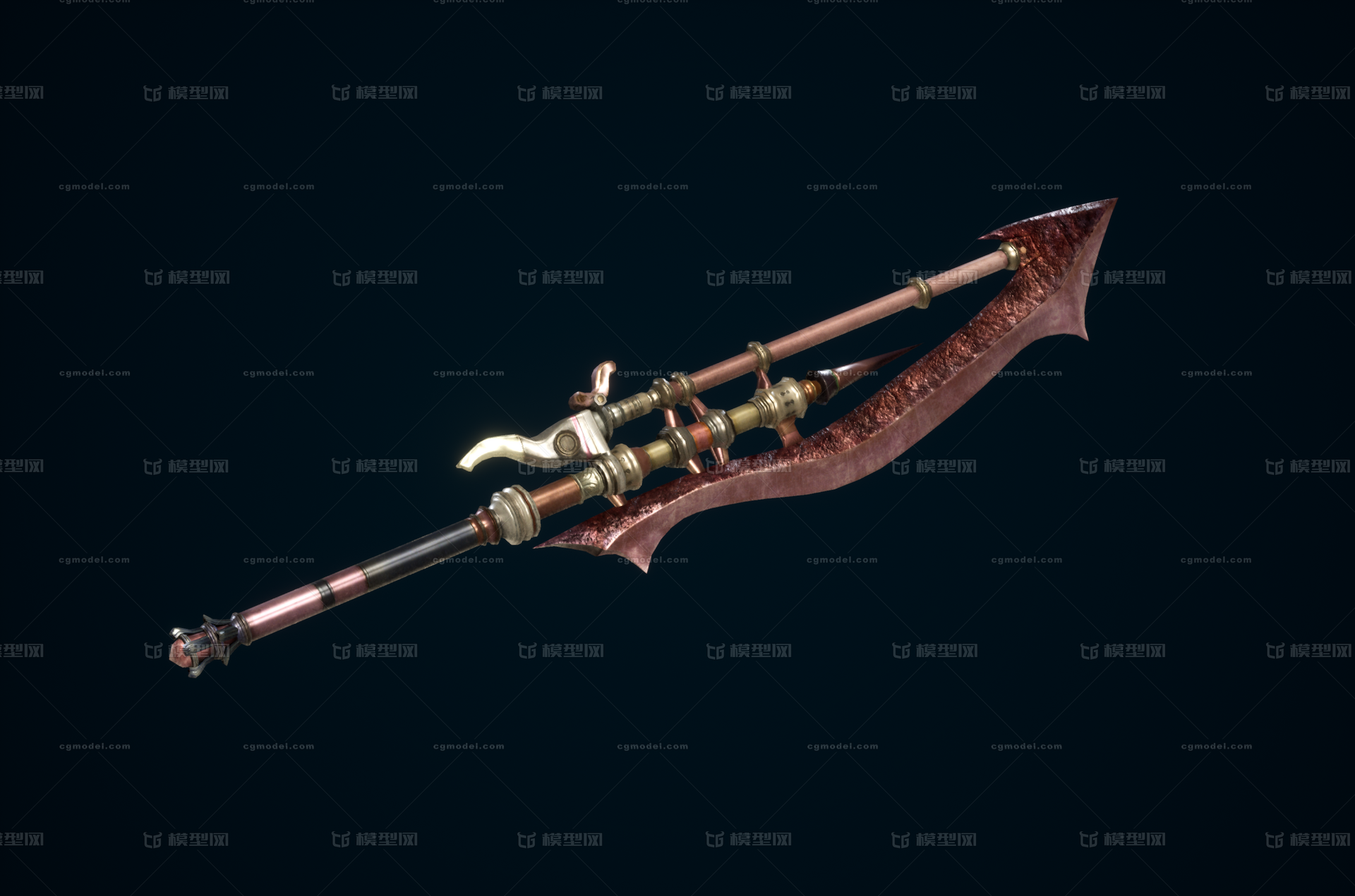 手绘武器 冷兵器模型-冷兵器模型库-Maya(.ma/.mb)模型下载-cg模型网