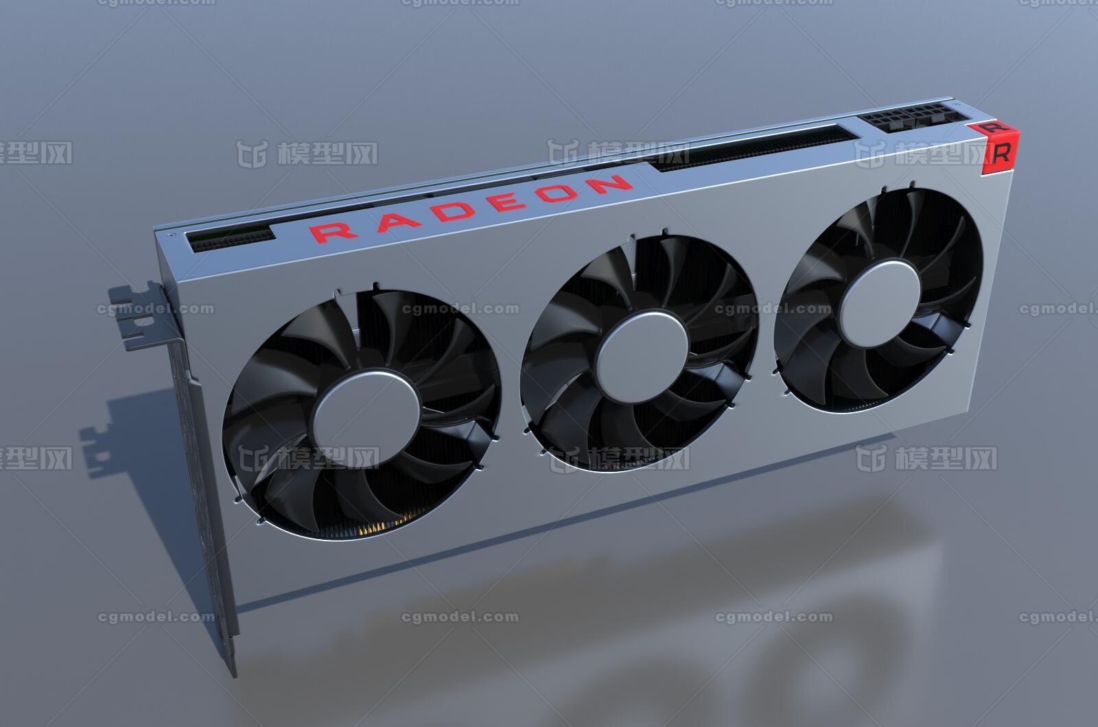 显卡 AMD显卡 AMD Radeon模型-电脑设备模型库-3ds Max(.max)模型下载-cg模型网