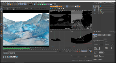 冰山 冰川模型-自然场景模型库-Cinema 4D(.c4d)模型下载-cg模型网