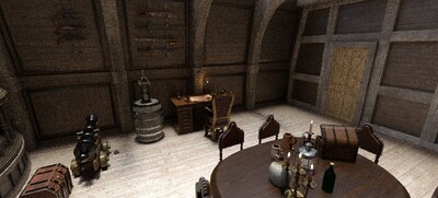 【场景240】海盗老大房间 海盗船舱模型-古代场景模型库-3ds Max(.max)模型下载-cg模型网