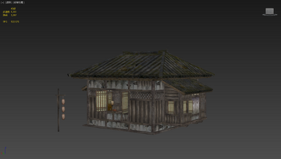 次世代木屋 古人故居模型-床模型库-3ds Max(.max)模型下载-cg模型网