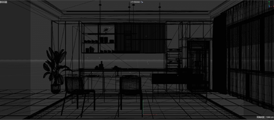 oc室内厨房餐厅场景模型-现代场景模型库-Cinema 4D(.c4d)模型下载-cg模型网