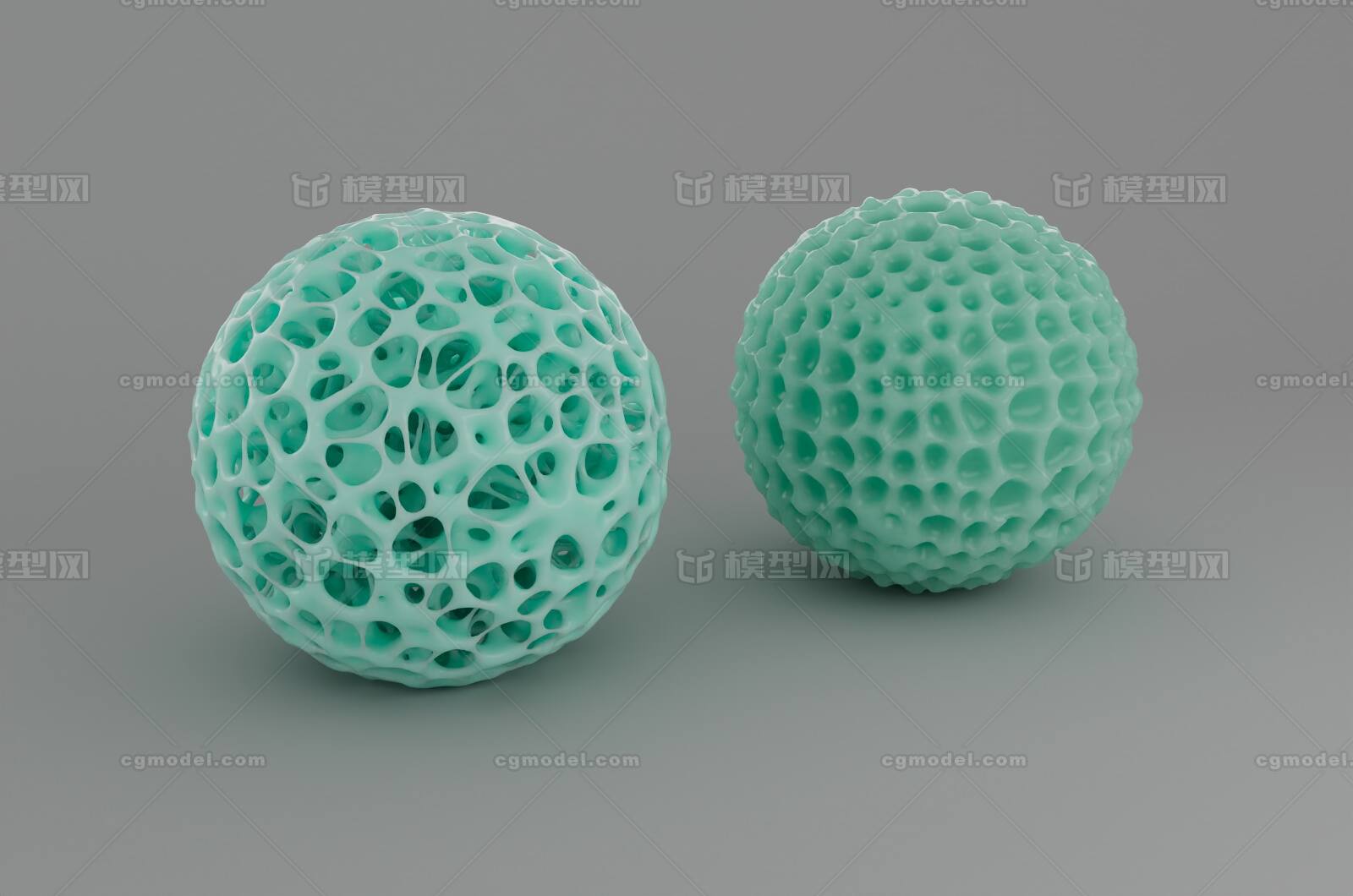 2种圆形多孔结构材料模型模型-其他模型库-Cinema 4D(.c4d)模型下载-cg模型网
