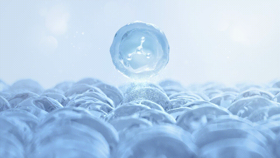 C4D水分子补水分子结构精华胶原蛋白04模型-广告场景模型库-Cinema 4D(.c4d)模型下载-cg模型网