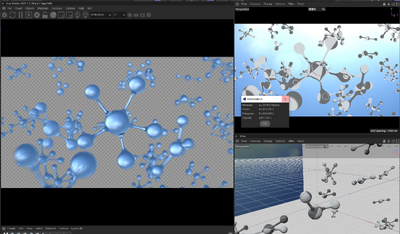 C4D美妆水分子补水分子结构精华02模型-广告场景模型库-Cinema 4D(.c4d)模型下载-cg模型网