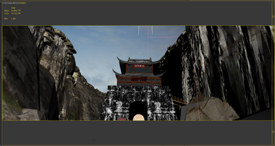 剑门关 楼阁模型-古代场景模型库-3ds Max(.max)模型下载-cg模型网