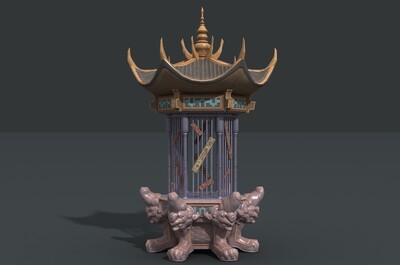卡通 封印囚笼模型-场景部件模型库-FBX(.fbx)模型下载-cg模型网