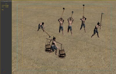 古代农民 农民模型-古代场景模型库-3ds Max(.max)模型下载-cg模型网