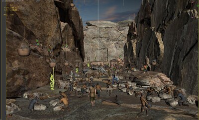 古代采石场 开山凿石模型-古代场景模型库-3ds Max(.max)模型下载-cg模型网