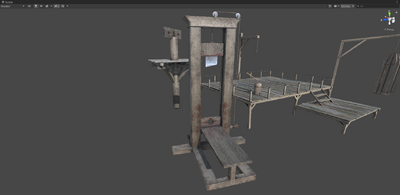 次世代刑具牢笼断头台绞刑架处刑台古代酷刑模型-场景部件模型库-3ds Max(.max)模型下载-cg模型网