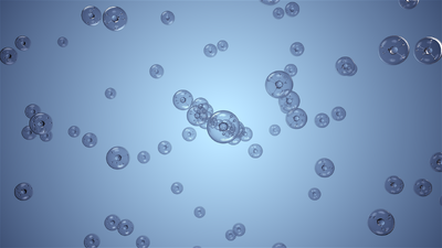 C4D水分子 补水分子结构精华模型-广告场景模型库-Cinema 4D(.c4d)模型下载-cg模型网