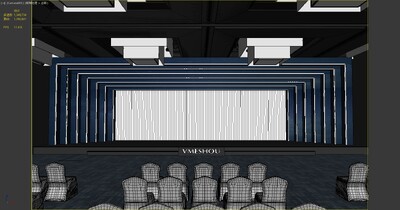 现代舞台 舞美活动现场模型-其他空间模型库-3ds Max(.max)模型下载-cg模型网