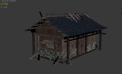 3转2写实场景模型 破烂房子模型-场景部件模型库-3ds Max(.max)模型下载-cg模型网