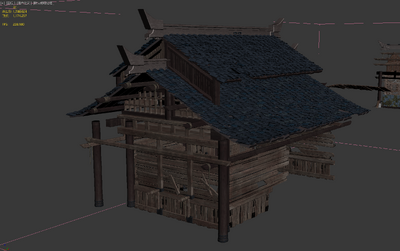 3转2写实场景模型 破烂房子模型-场景部件模型库-3ds Max(.max)模型下载-cg模型网