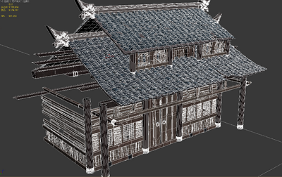 3转2写实场景模型 破烂房子模型-场景部件模型库-3ds Max(.max)模型下载-cg模型网