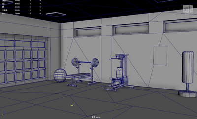 Unity健身房 杠铃模型-商业办公模型库-Maya(.ma/.mb)模型下载-cg模型网