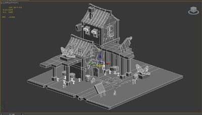 房子 场景模型-自然场景模型库-3ds Max(.max)模型下载-cg模型网
