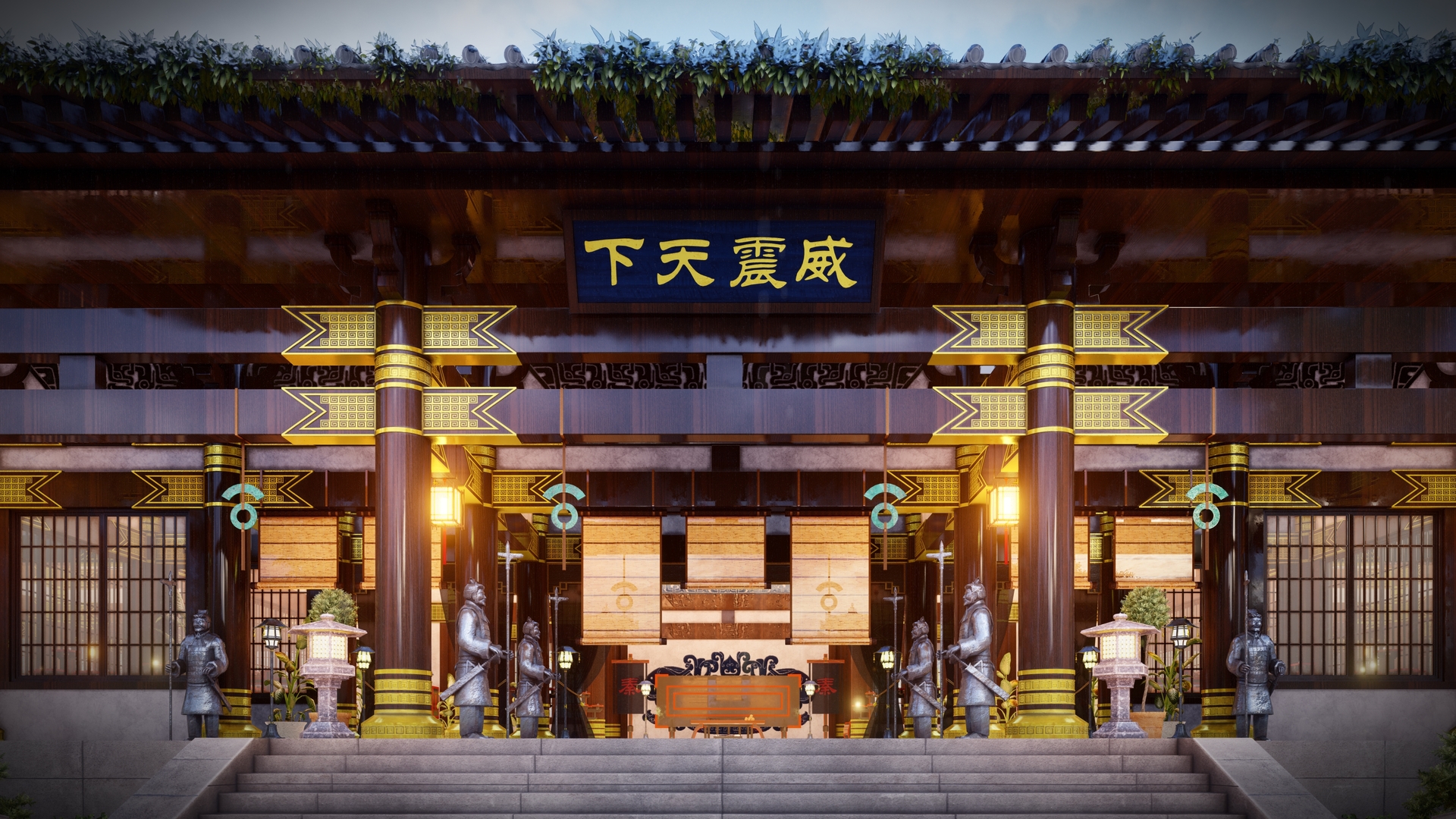 将军府模型 - 场景/空间/建筑 - 作品模型 - CG模型网