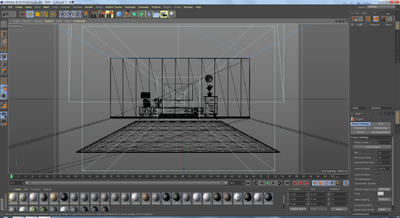 简约 客厅背景模型-客厅模型库-Cinema 4D(.c4d)模型下载-cg模型网