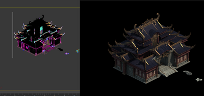 3转2写实场景模型 主建筑模型-场景部件模型库-3ds Max(.max)模型下载-cg模型网