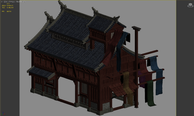 转2写实场景模型 主城模型-场景部件模型库-3ds Max(.max)模型下载-cg模型网