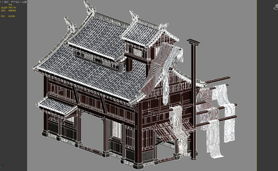 转2写实场景模型 主城模型-场景部件模型库-3ds Max(.max)模型下载-cg模型网