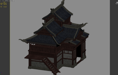 转2写实场景模型 房子模型-场景部件模型库-3ds Max(.max)模型下载-cg模型网