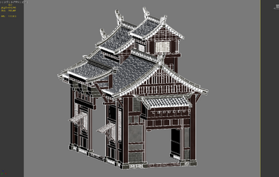 转2写实场景模型 房子模型-古代场景模型库-3ds Max(.max)模型下载-cg模型网