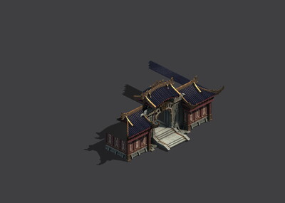 转2写实场景模型 房子模型-场景部件模型库-3ds Max(.max)模型下载-cg模型网