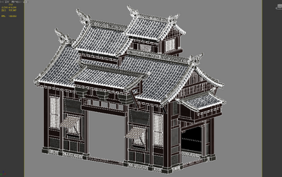 转2写实场景模型 房子模型-古代场景模型库-3ds Max(.max)模型下载-cg模型网