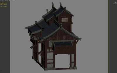 转2写实场景模型 房子模型-古代场景模型库-3ds Max(.max)模型下载-cg模型网