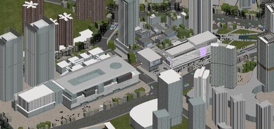 重庆恒大++++模型-商业办公模型库-3ds Max(.max)模型下载-cg模型网