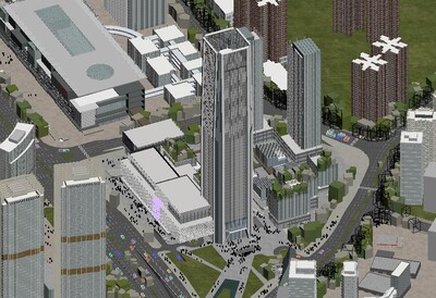 重庆恒大++++模型-商业办公模型库-3ds Max(.max)模型下载-cg模型网
