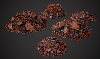 碎砖堆 碎砖模型-场景部件模型库-FBX(.fbx)模型下载-cg模型网