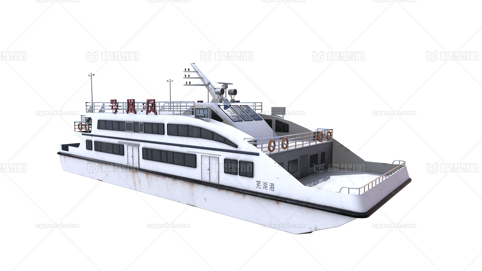 客船 渡船模型-游轮模型库-3ds Max(.max)模型下载-cg模型网
