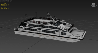客船 渡船模型-游轮模型库-3ds Max(.max)模型下载-cg模型网