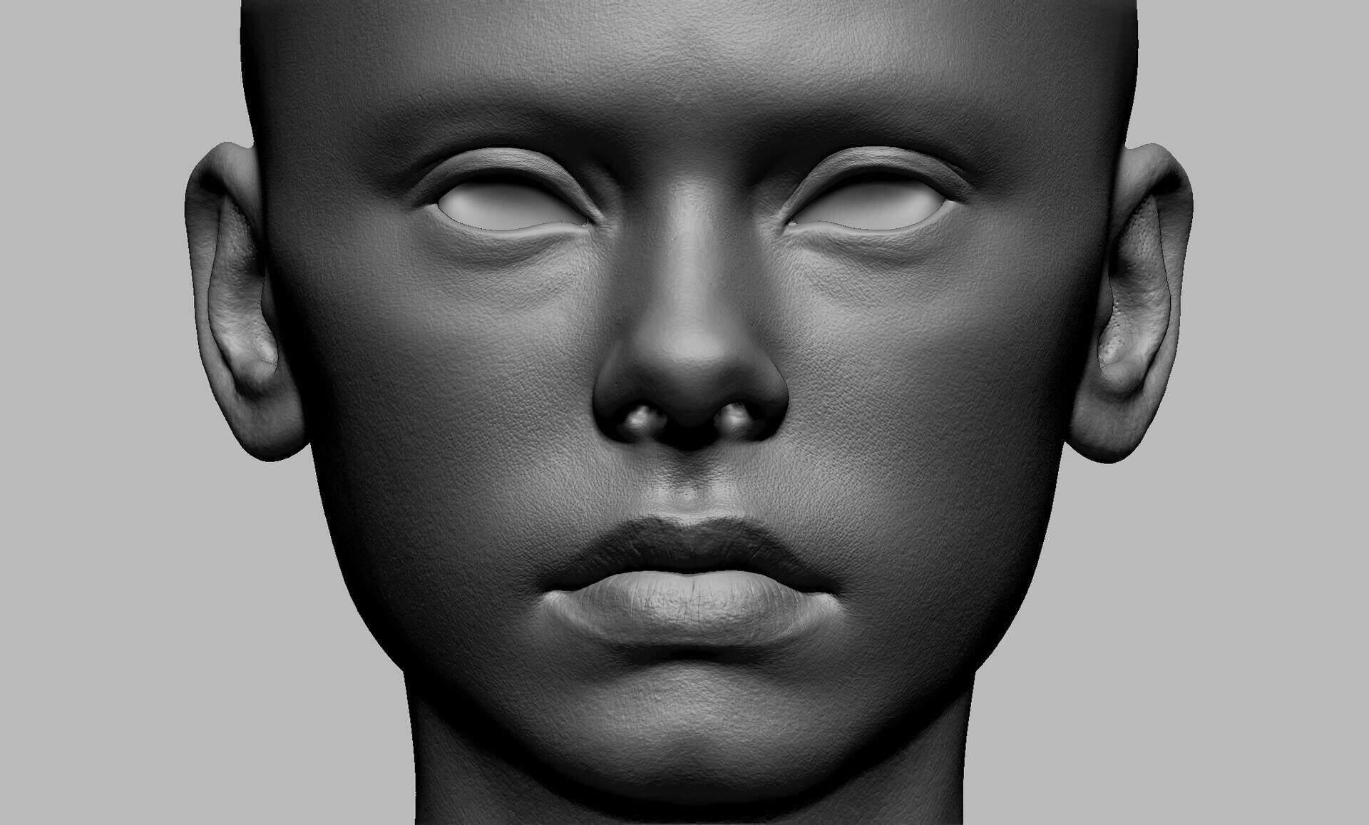 Bluehaired girl模型 角色/人物/生物 作品模型 CG模型网