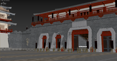 京都 城楼模型-历史建筑模型库-3ds Max(.max)模型下载-cg模型网