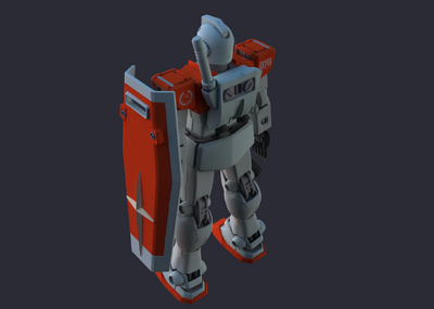 rgm-79 吉姆高达模型-机器人/机甲模型库-3ds max(.