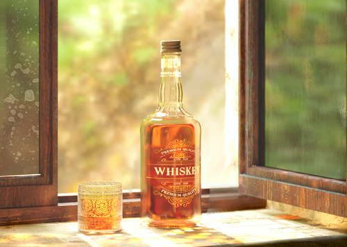 窗边威士忌