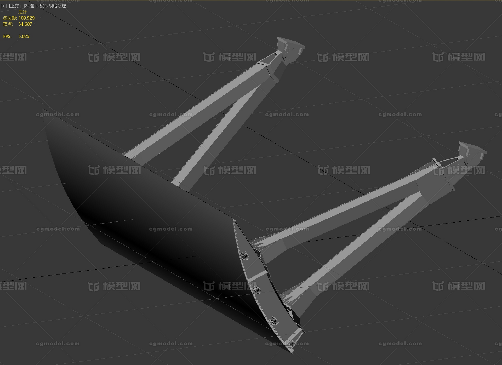 弧形控制闸门模型-电机部件模型库-3ds Max(.max)模型下载-cg模型网