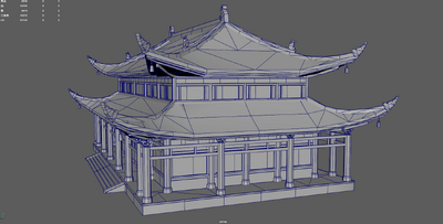 中国古代建筑 中式建筑模型-历史建筑模型库-3ds Max(.max)模型下载-cg模型网