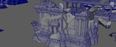 远古 古代模型-历史建筑模型库-Maya(.ma/.mb)模型下载-cg模型网