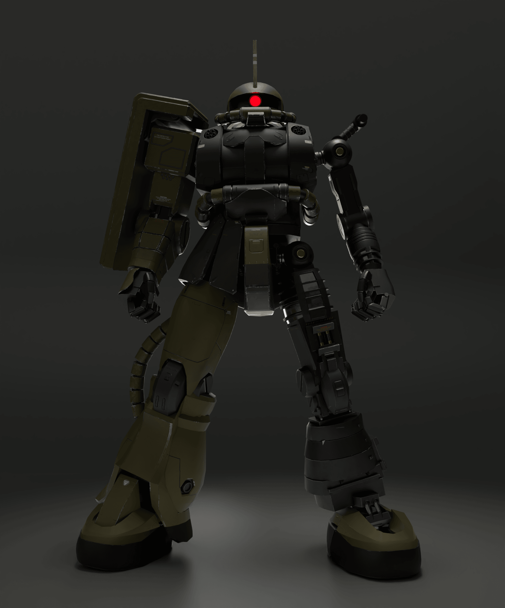 扎古2 建模渲染作品模型 - 游戏/影视/动画 - 作品模型 - CG模型网