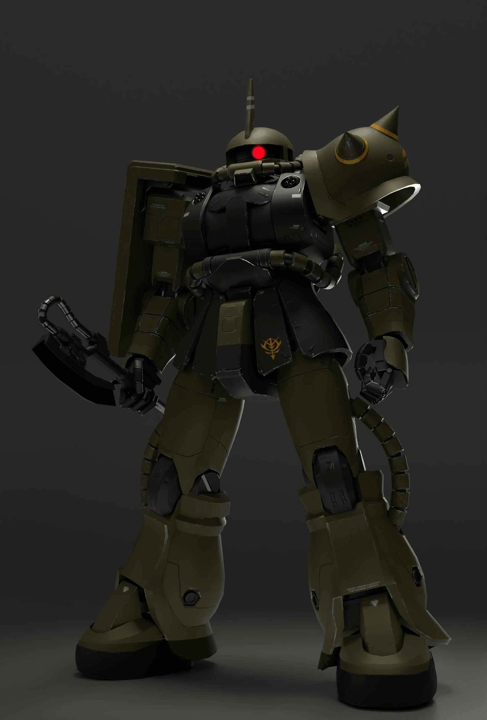 扎古2 建模渲染作品模型 - 游戏/影视/动画 - 作品模型 - CG模型网