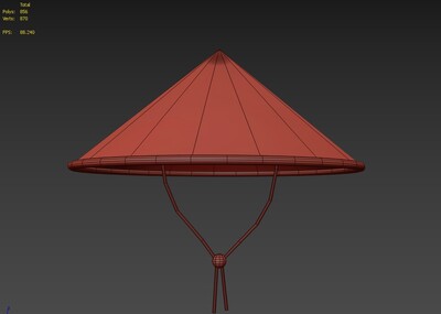 斗笠 竹笠模型-其他模型库-FBX(.fbx)模型下载-cg模型网