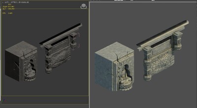 3转2写实场景模型 地形石头模型-场景部件模型库-3ds Max(.max)模型下载-cg模型网