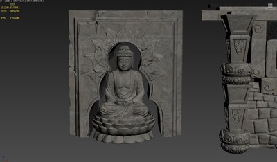 3转2写实场景模型 地形石头模型-场景部件模型库-3ds Max(.max)模型下载-cg模型网