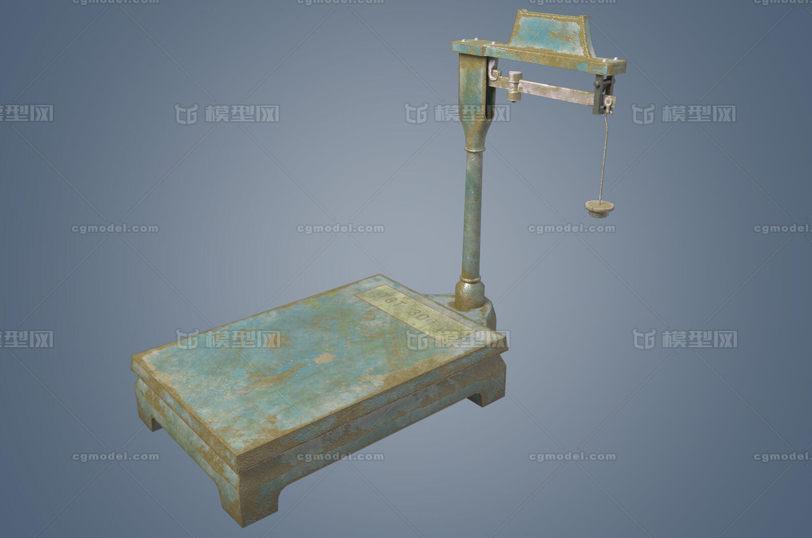 低模大磅秤 市场秤模型-五金工具模型库-Maya(.ma/.mb)模型下载-cg模型网